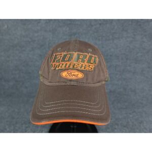 Ford Trucks Embroidered Baseball Cap Brown‎ Orange Camo Mesh Back Snapback